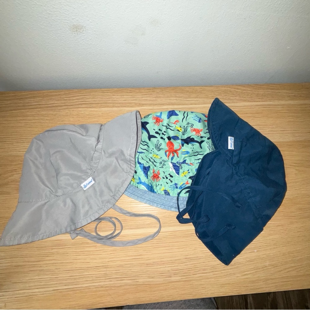 Sunhats green sprouts iplay and cat and Jack 0-6 months lot